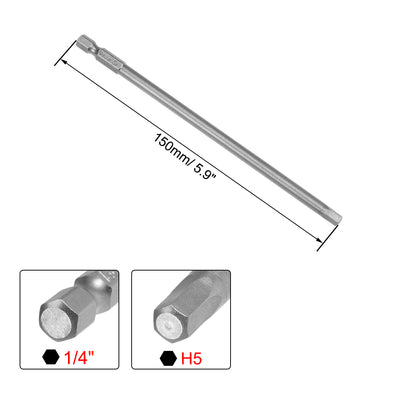Harfington S2 1/4'' Hex Shank Magnetic Screwdriver Bit Sets
