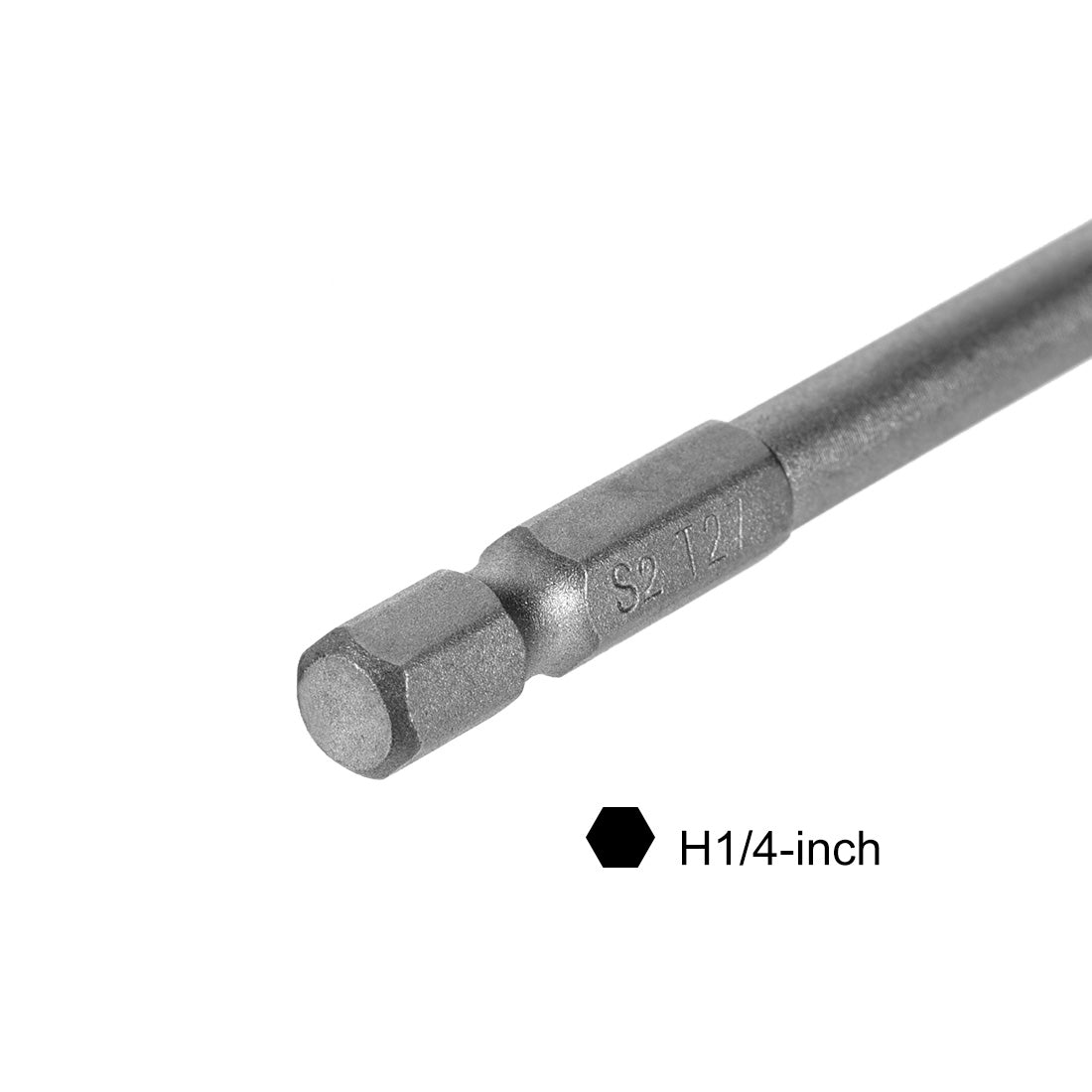 Harfington 5PCS Torx Screwdriver Bits 1/4-Inch Hex Shank 150mm Length TT27 Magnetic Security Star Screw Driver S2 Bit