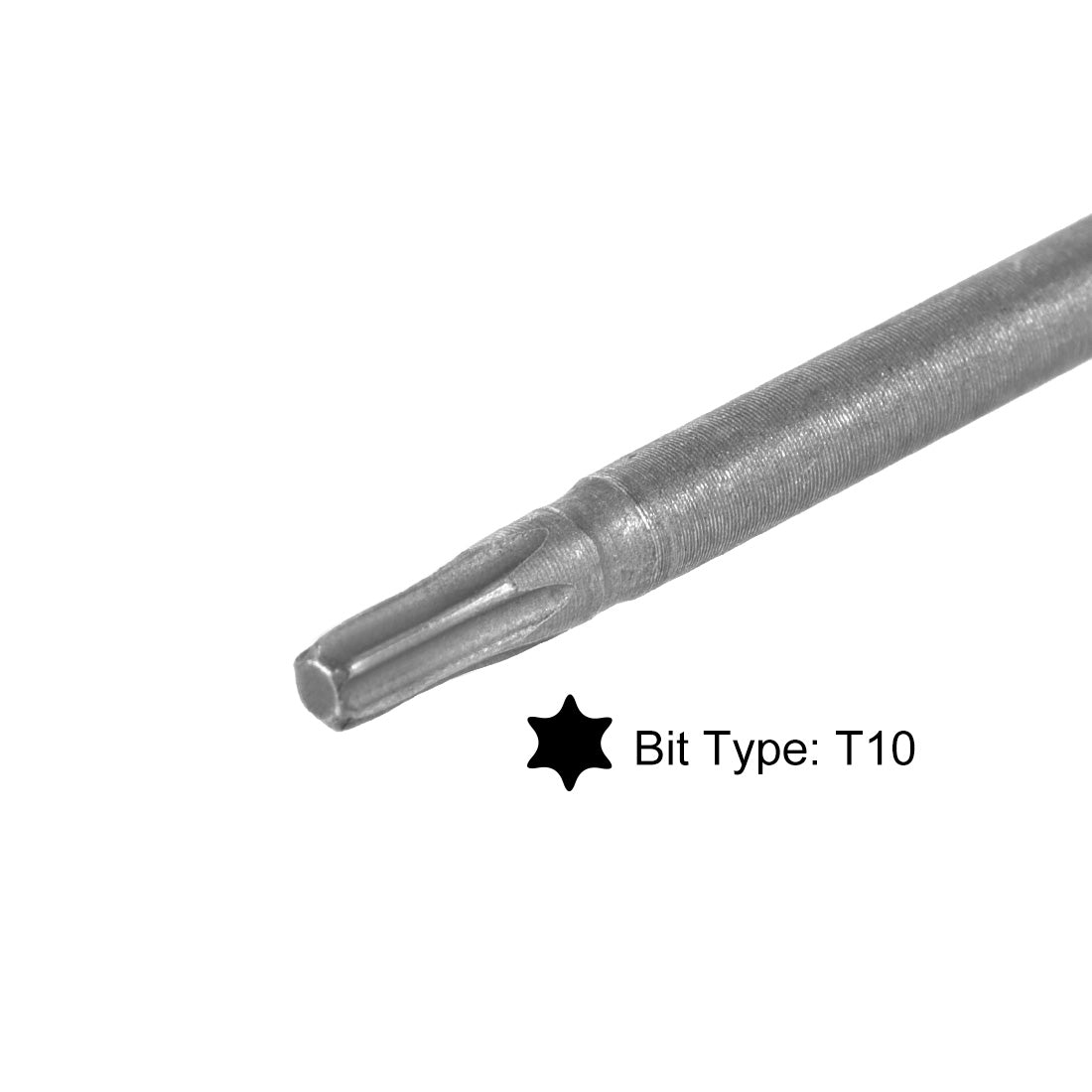 Harfington 5 Pcs T10 Magnetic Torx Screwdriver Bits, 1/4 Inch Hex Shank 5.91-inch Length S2 Power Tool