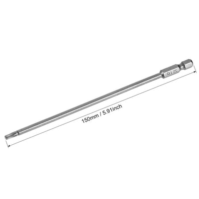 Harfington Magnetic Torx Screwdriver Bits, Hex Shank S2 Power Tool