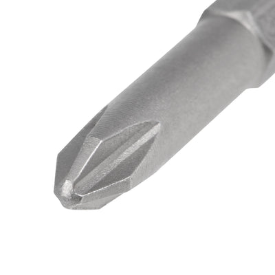 Harfington 6mm PH2 Magnetic Phillips Screwdriver Bits, 1/4 Inch Hex Shank 2-inch Length S2 Power Tool