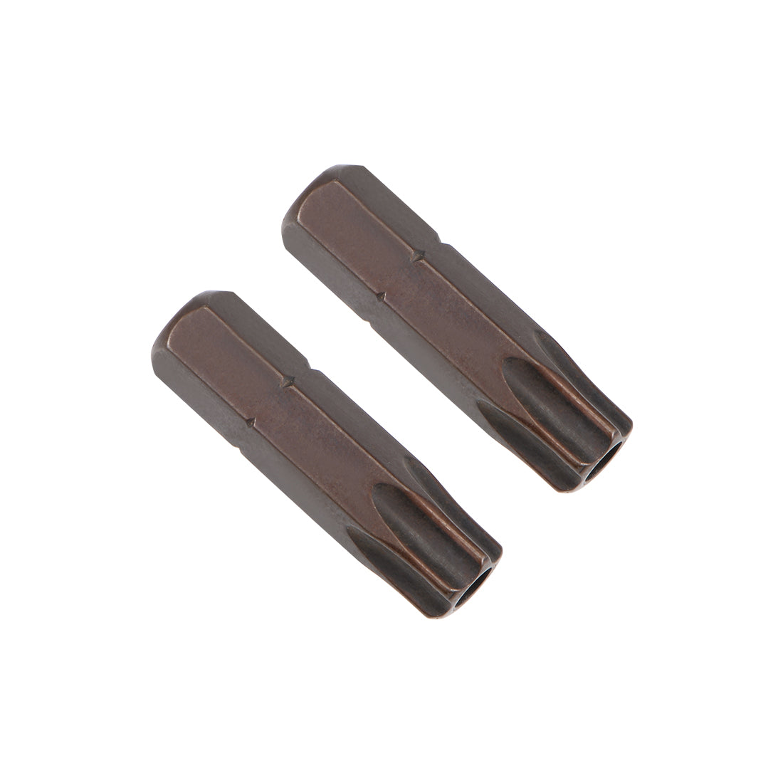 Harfington Torx Bits 2pcs 1/4 Inch Hex Shank Magnetic TT40 Screwdriver Bit Set 25mm Length S2 Screw Driver Kit Tools