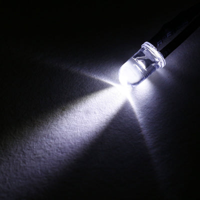 Harfington 12pcs Mixed Colour 5mm LEDs Prewired Light DC24V 20cm Pre Wired LED