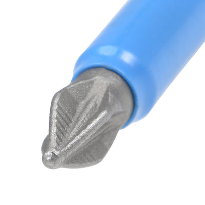 Harfington 1/4-Inch Hex Shank Magnetic PH2 Phillips Cross Screwdriver Bit S2 Non-Slip Screwdriver Bits Set-6pcs