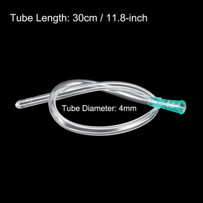 Harfington 150ml Syringes Large Plastic with 30cm Handy Soft Tube for Labs Industrial 3 Pcs