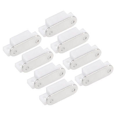 Harfington Magnetic Latches Catch for Bathrooms Kitchen Cabinet Door Closet White 8pcs