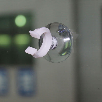 Harfington Aquarium Suction Cup Clips Airline Tube Holders Clamps for Fish Tank Clear 17mm 12Pcs