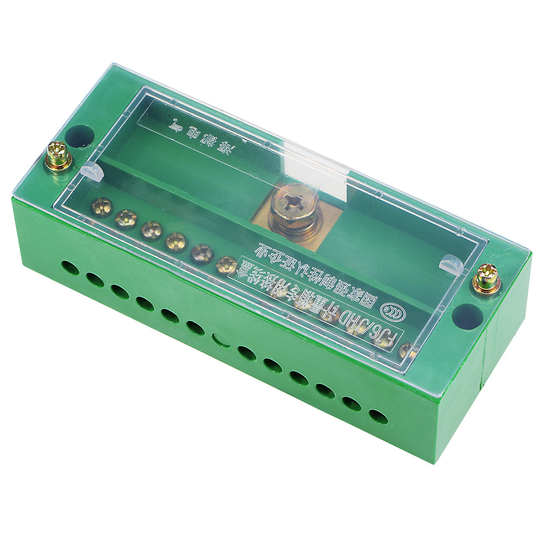 Harfington 1 Inlet 12 Outlet Terminal Strip Blocks Single Phase Distribution Block for Meter Box