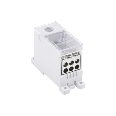 Harfington 1 Input 6 Output DIN Rail Terminal Blocks Connectors Distribution Block