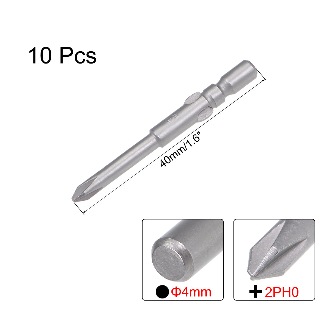 Harfington Phillips Magnetic S2 Screwdriver Bits