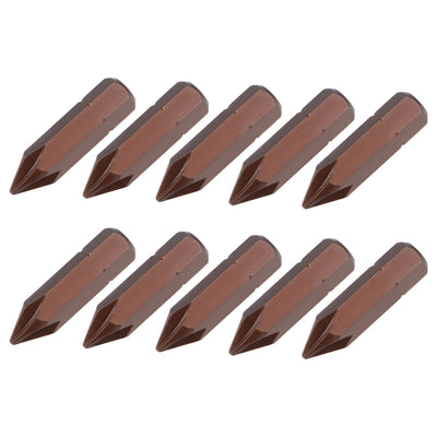 Harfington 10pcs Phillips Bits 5/16-inch 8mm Hex Shank 32mm Length Cross PH1 Magnetic Screw Driver S2 Screwdriver Bit