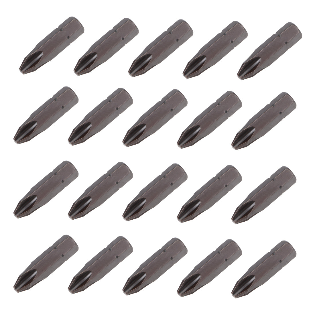 Harfington 20pcs Phillips Bits 5/16-inch 8mm Hex Shank 32 mm Length Cross PH3 Magnetic Screw Driver S2 Screwdriver Bit