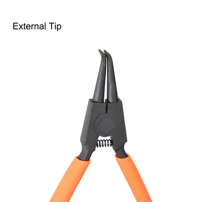 Harfington External Retaining Ring Pliers Snap Ring Pliers Precision Circlip Pliers