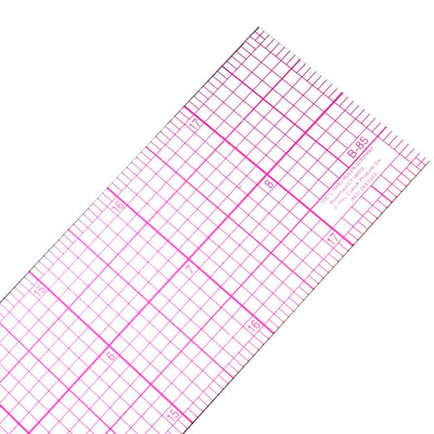 Harfington Beveled Ruler 18 Inch Plastic Transparent B85 Sewing Tool