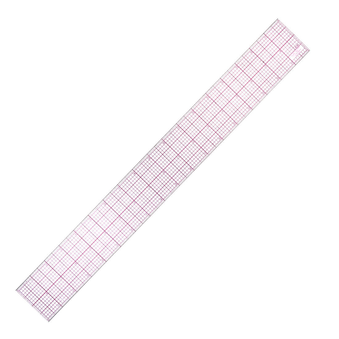 Harfington Beveled Ruler 18 Inch Plastic Transparent B85 Sewing Tool