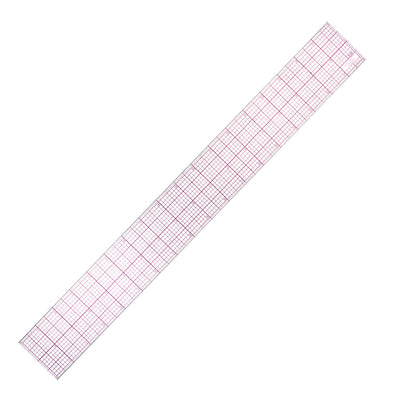 Harfington Beveled Ruler 18 Inch Plastic Transparent B85 Sewing Tool