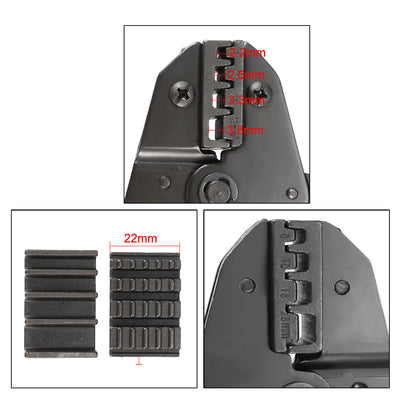 Harfington Ratchet Crimping Press Plier Crimper Tool AWG 10-4 for 6-25mm2 Wire Terminal