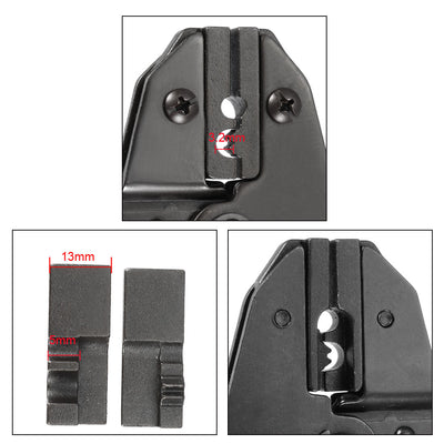 Harfington Flag Terminal Crimper Ratchet Crimping Press Plier AWG 12 for 4-6mm² Flag Terminal