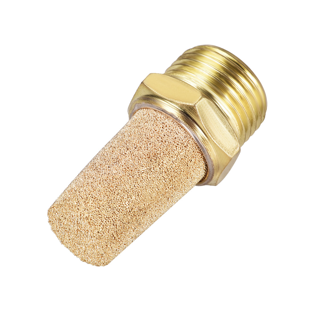 Harfington Exhaust Muffler Brass Body Pneumatic Air Muffler Air Flow Speed Controller