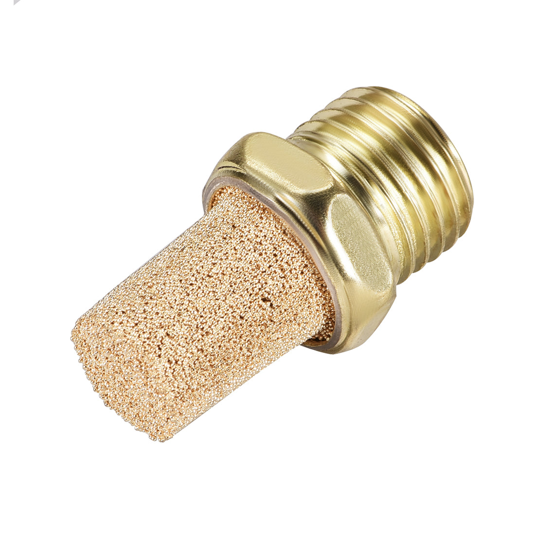 Harfington Exhaust Muffler Brass Body Pneumatic Air Muffler Air Flow Speed Controller