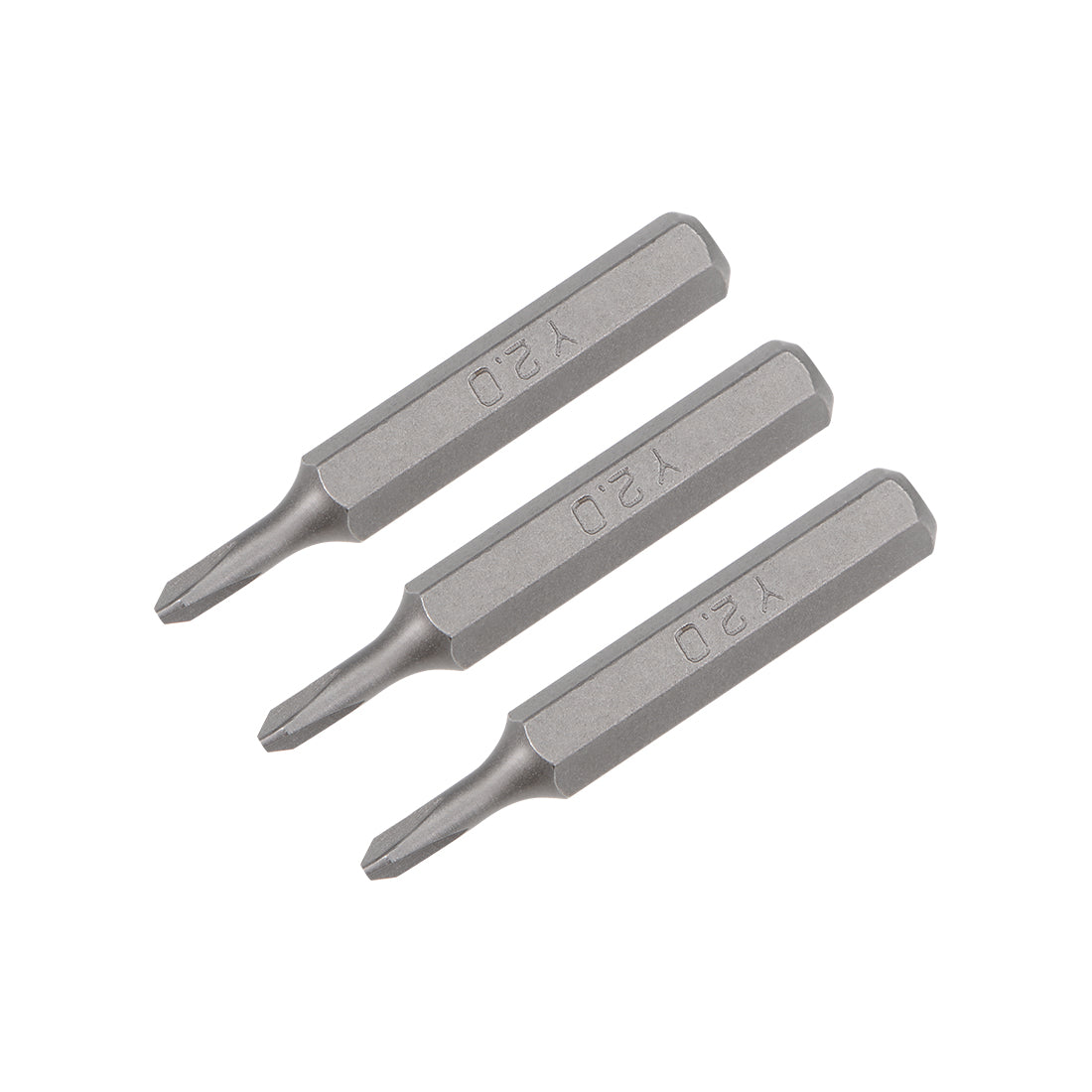 Harfington Screwdriver Bits 3pcs 5/32 Inch Hex Shank Y2.0 Screwdriver Bit Set 28mm Length S2 Screw Driver Kit Tools