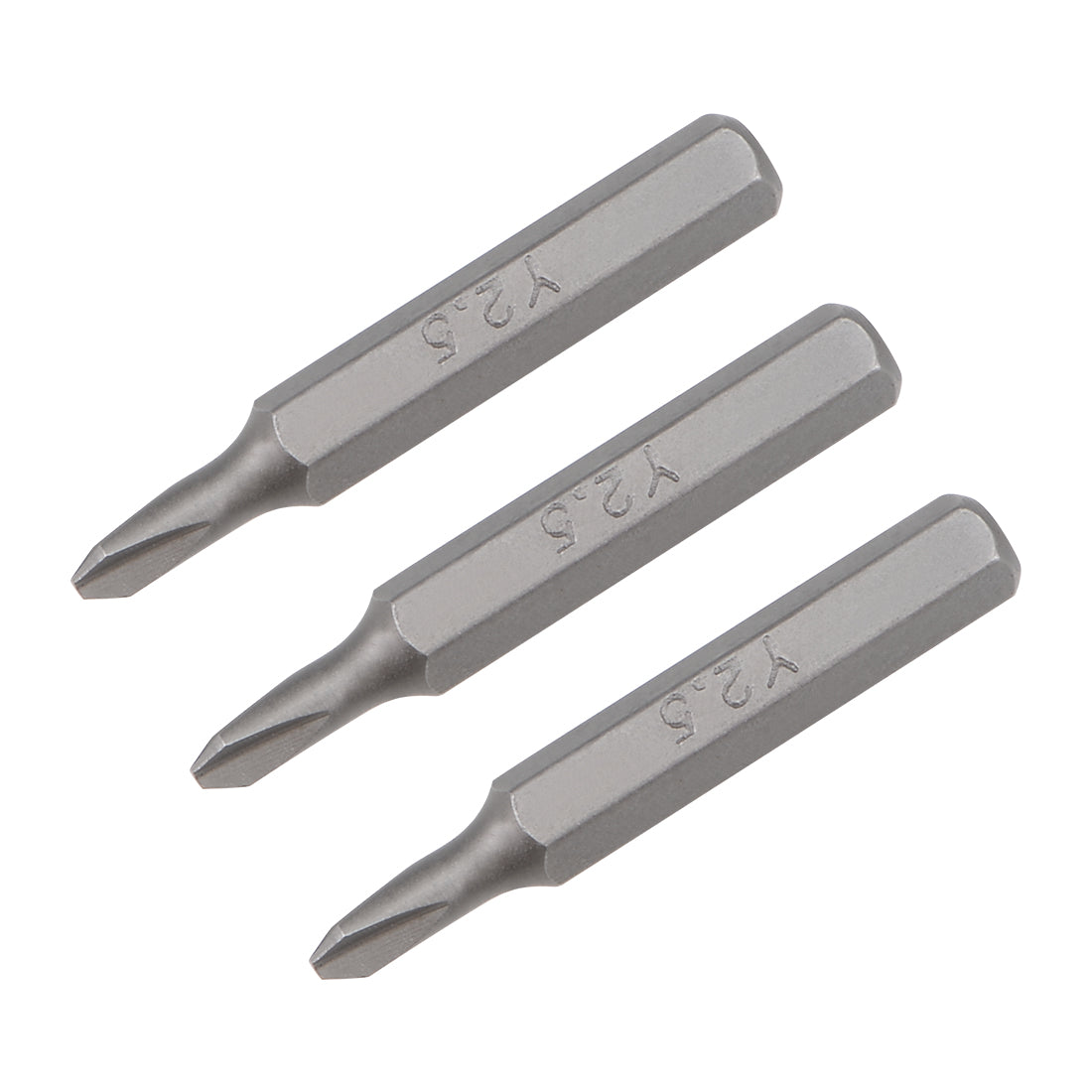 Harfington Screwdriver Bits 3pcs 5/32 Inch Hex Shank Y2.5 Screwdriver Bit Set 28mm Length S2 Screw Driver Kit Tools