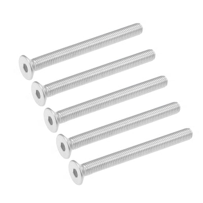 Harfington Flat Head Screws Inner Hex Screw 304 Stainless Steel Fasteners Bolts 5pcs