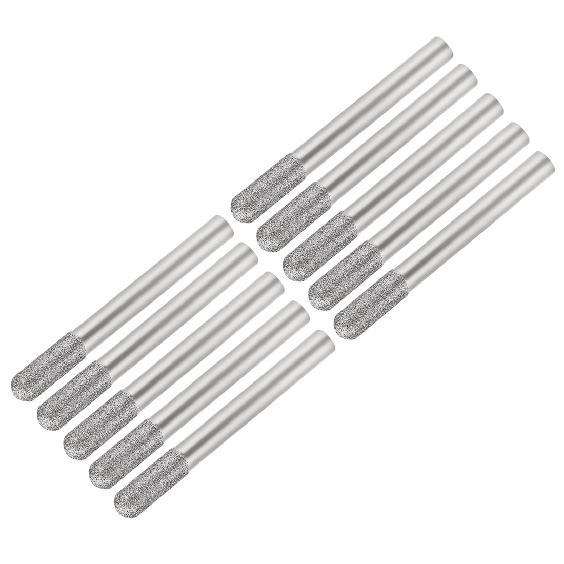 Harfington Diamond burrs Grinding Drill Bits for Carving Rotary Shank Cylindrical Ball Tool