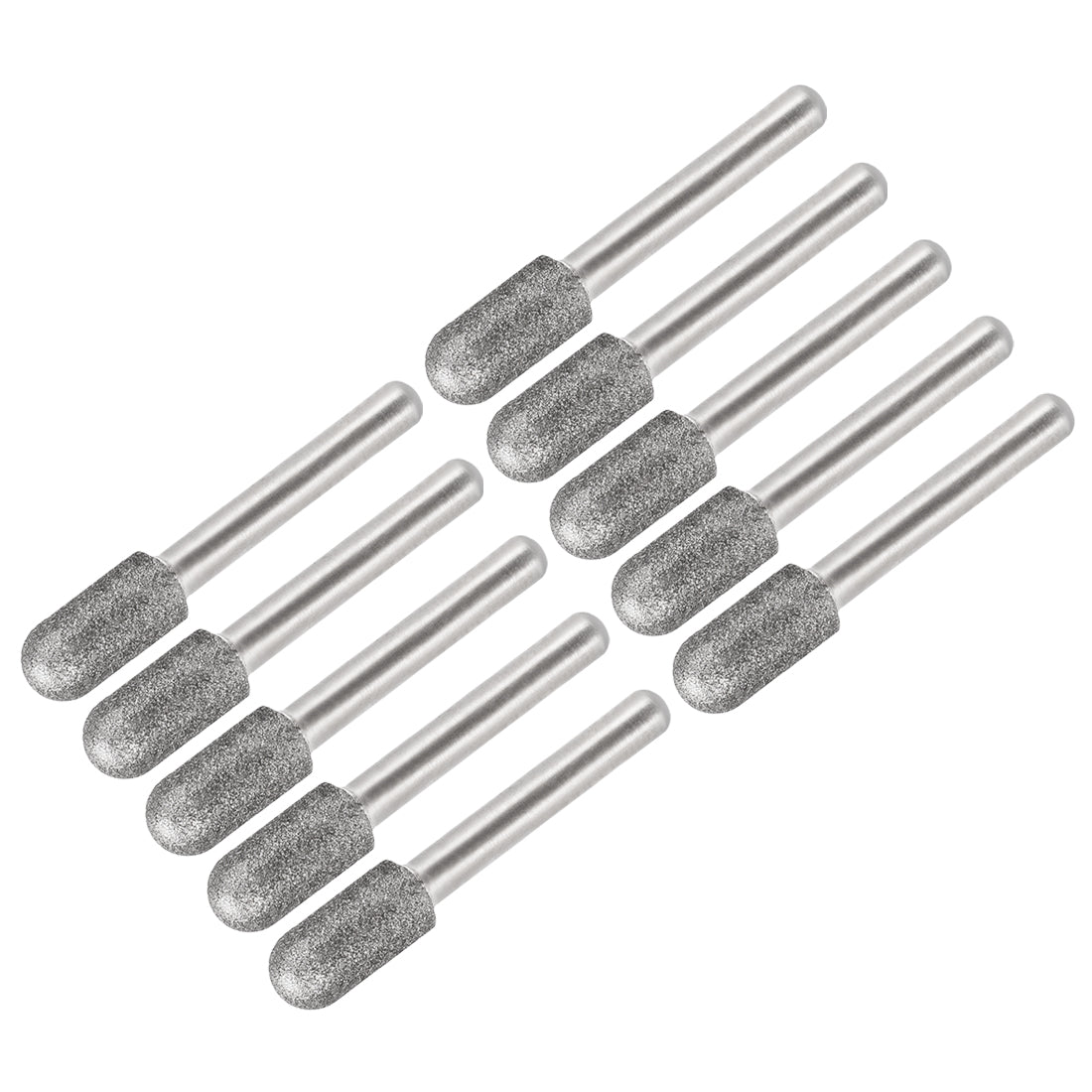 Harfington Diamond burrs Grinding Drill Bits for Carving Rotary Shank Cylindrical Ball Tool