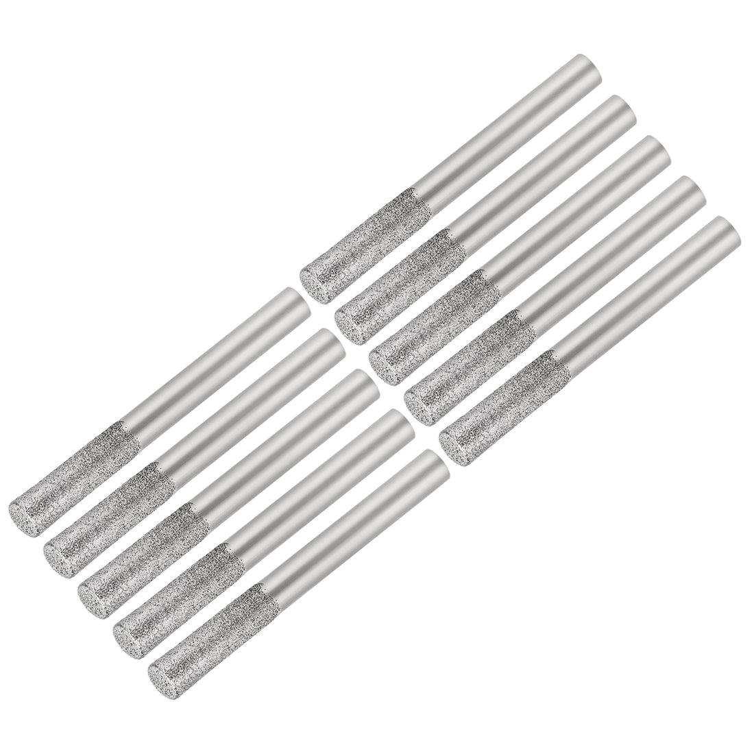 Harfington Diamond burrs Grinding Drill Bits for Carving Rotary Cylindrical Ball Nose Tools