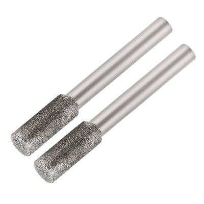 Harfington Diamond burrs Grinding Drill Bits Carving Rotary Tool Shank Ball Tools