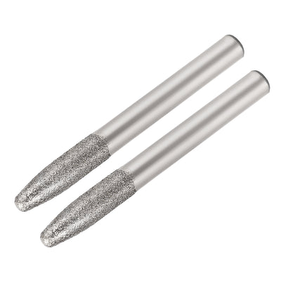 Harfington Diamond burrs Grinding Drill Bits for Carving Rotary Shank Tapered Tools