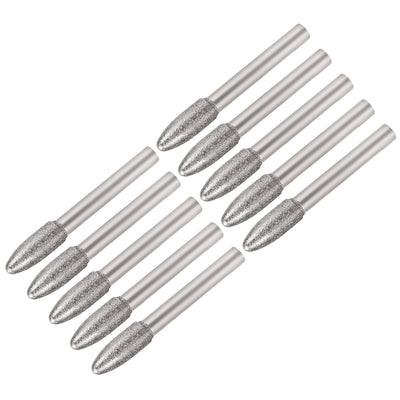 Harfington Diamond burrs Grinding Drill Bits for Carving Rotary Shank