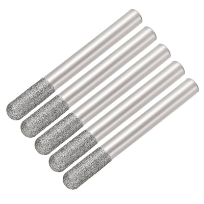 Harfington Diamond burrs Grinding Drill Bit for Carving Rotary Cylindrical Ball Nose Tools