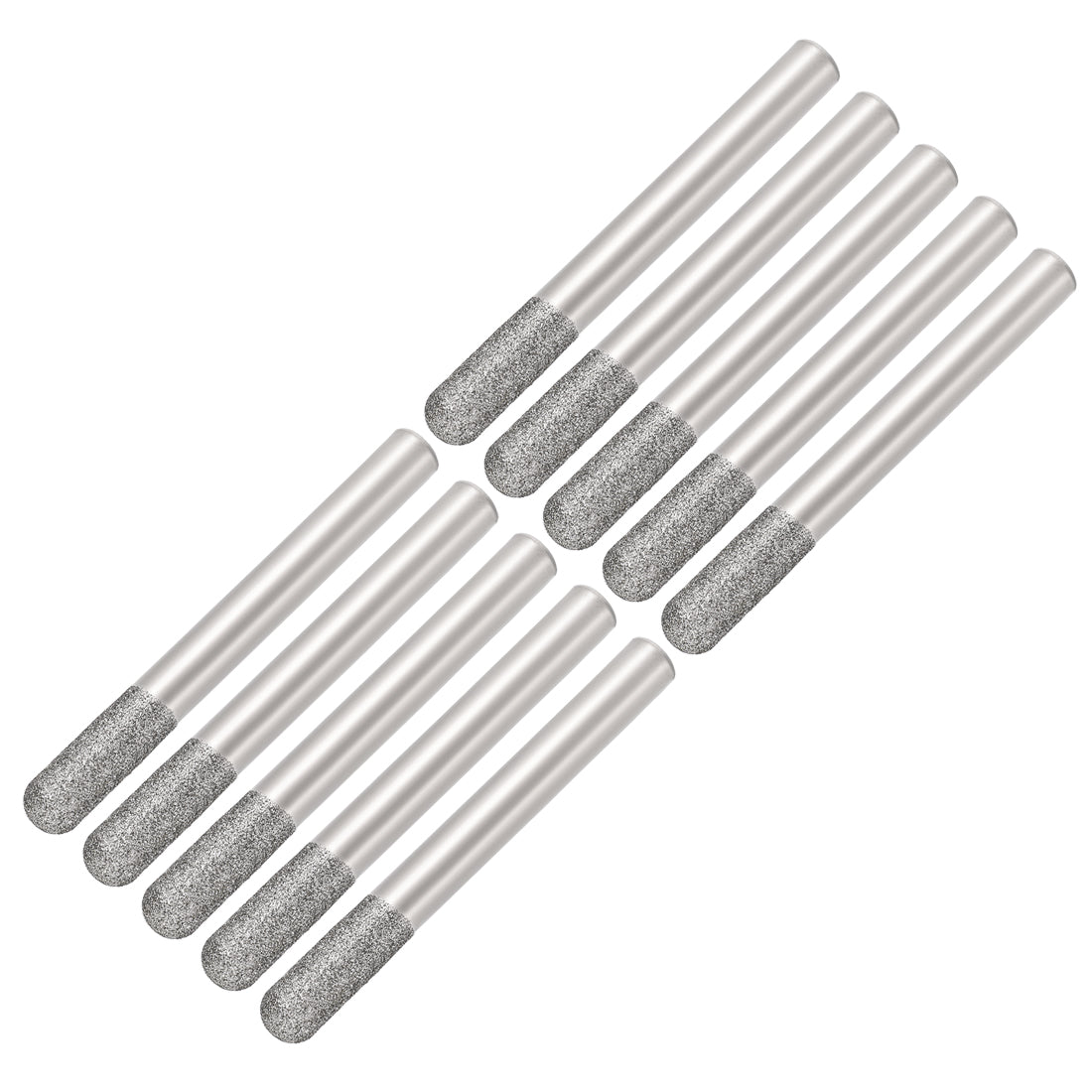 Harfington Diamond burrs Grinding Drill Bits for Carving Rotary Cylindrical Ball Nose Tool