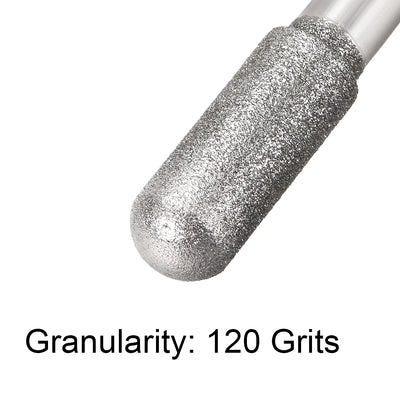 Harfington Diamond burrs Grinding Drill Bits for Carving Rotary Cylindrical Ball Tool