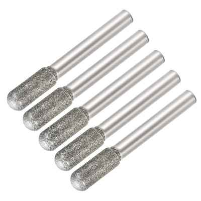 Harfington Diamond burrs Grinding Drill Bit for Carving Rotary Cylindrical Ball Nose Tools
