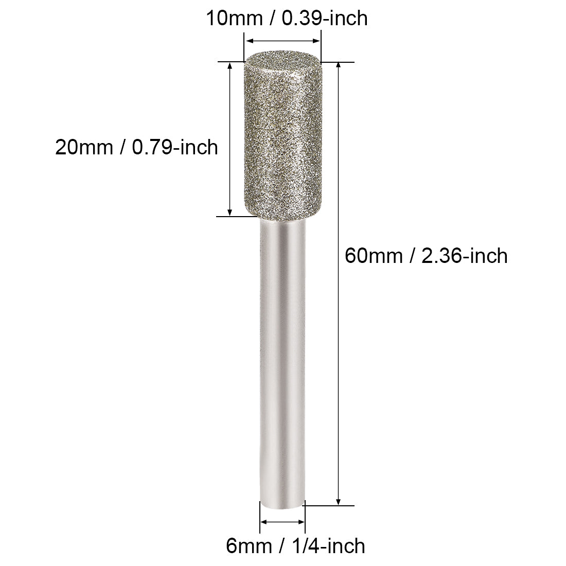 Harfington Diamond burrs Grinding Drill Bits for Carving Rotary Ball Tool