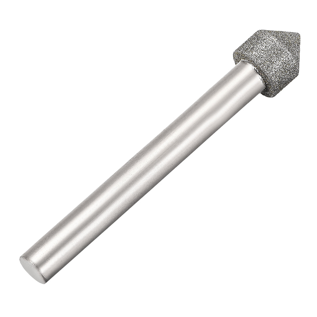 Harfington Diamond Burrs Grinding Drill Bits for Carving Rotary Tool 6mm Shank 10mm 60C Cone 120 Grit 5 Pcs