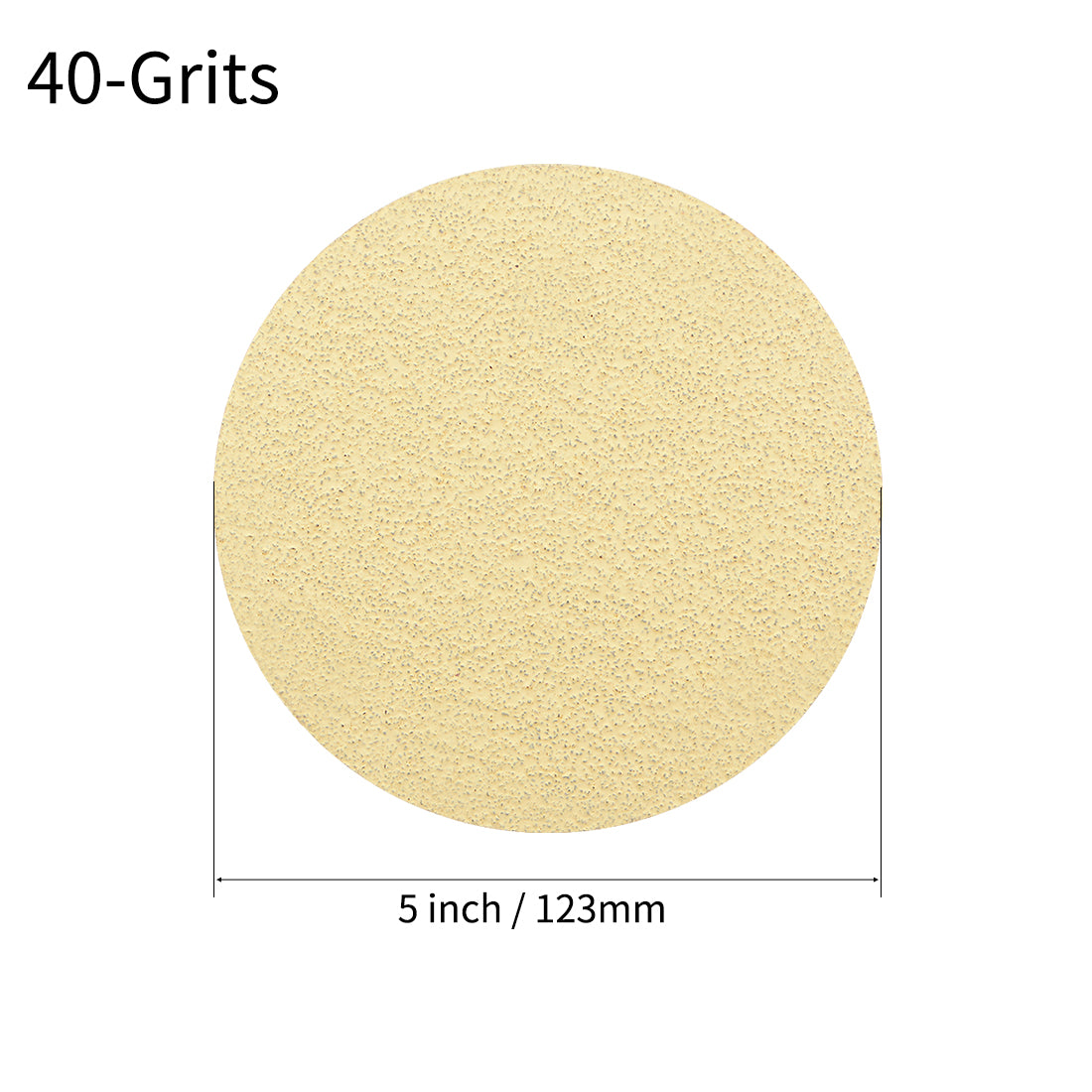 Harfington Hook and Loop Sandpaper Discs for Orbital Sander Tool