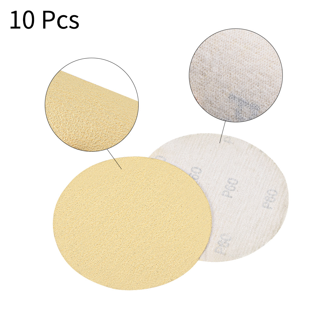 Harfington Hook and Loop Sandpaper Discs for Orbital Sander Tool
