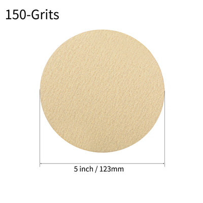 Harfington Hook and Loop Sandpaper Discs for Orbital Sander Tool