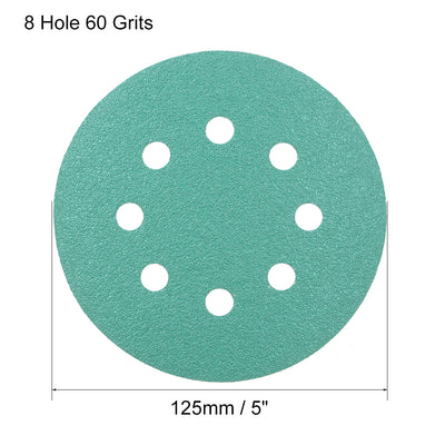 Harfington 8 Hole Hook and Loop Sanding Discs Wet Dry Sandpaper Tool