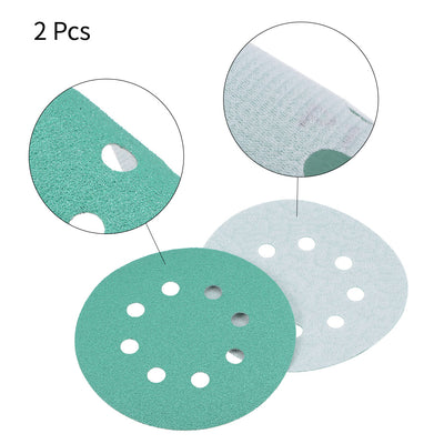 Harfington 8 Hole Hook and Loop Sanding Discs Wet Dry Sandpaper Tool