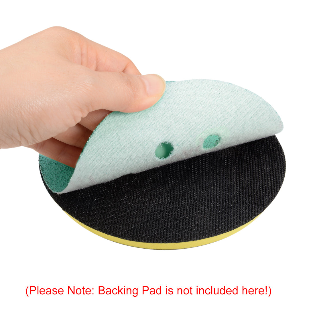 Harfington 8 Hole Hook and Loop Sanding Discs Wet Dry Sandpaper Tool