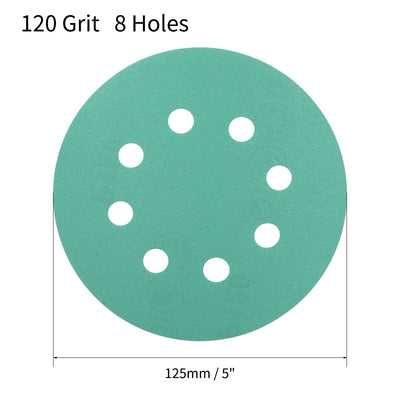 Harfington 8 Hole Hook and Loop Sanding Discs Wet Dry Sandpaper Tool