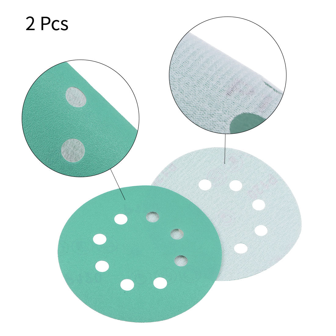 Harfington 8 Hole Hook and Loop Sanding Discs Wet Dry Sandpaper Tool