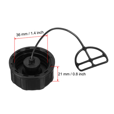 Harfington 17620-ZM3-063 Fuel Cap Assembly Replacement for Gas Powered Chainsaw