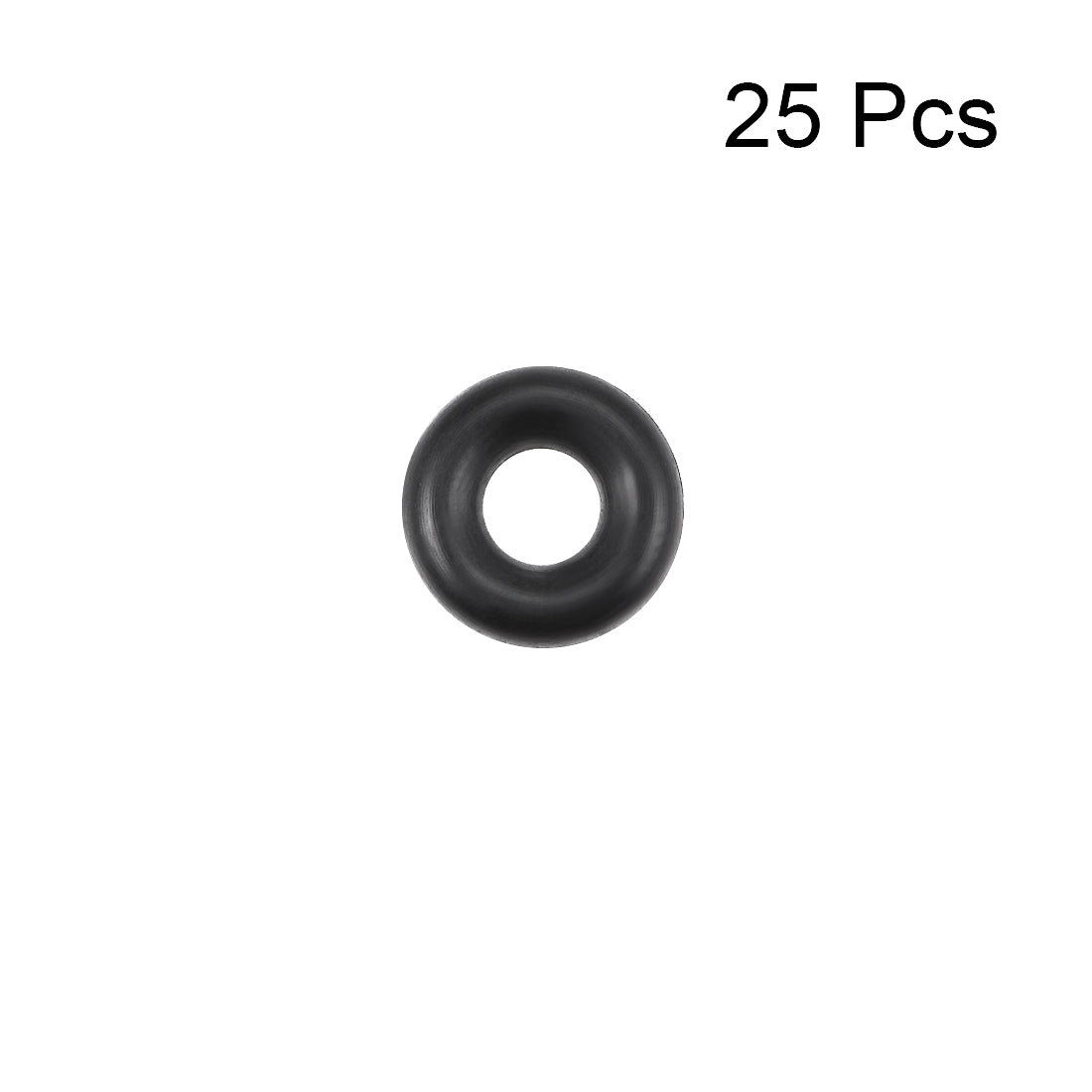 Harfington O-Rings Nitrile Rubber Inner Dia Width Seal Gasket 25Pcs