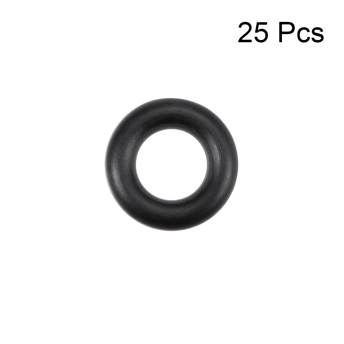 Harfington O-Rings Nitrile Rubber Inner Dia Width Seal Gasket 25Pcs